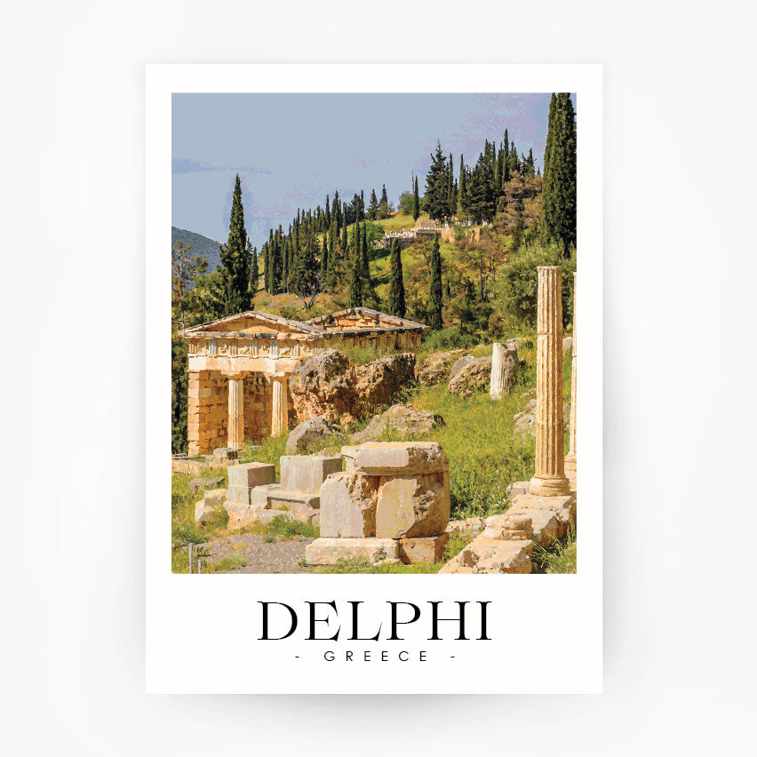 DELPHI - Greece Travel Poster