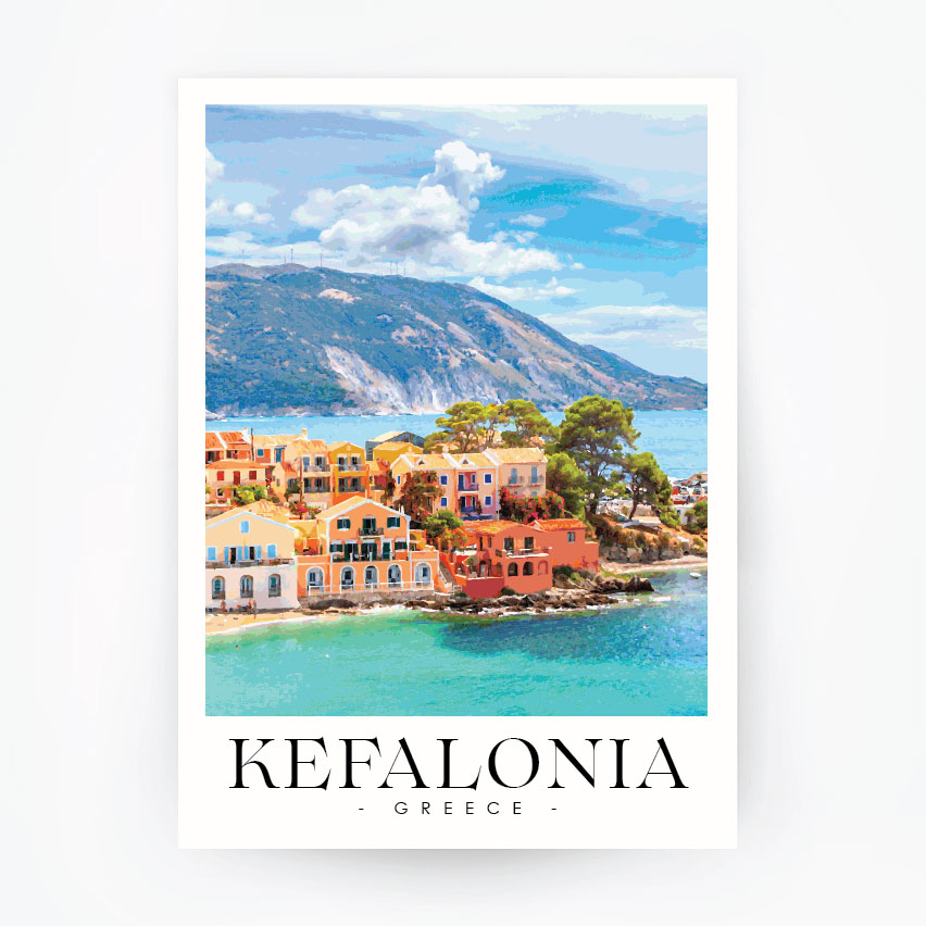 KEFALONIA 2 - Greece Travel Poster