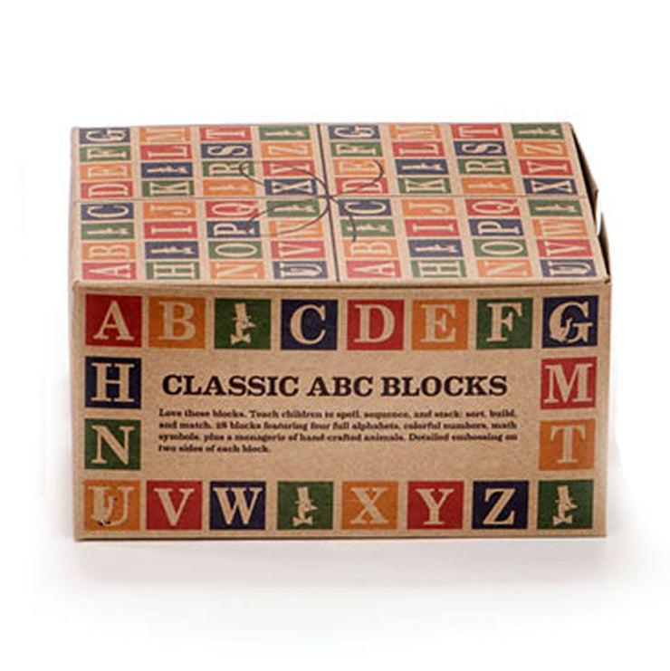 Uncle Goose Classic ABC Wooden Blocks - Box of 28