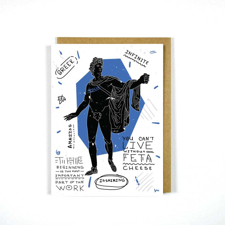 Greek Greeting Card Apollo