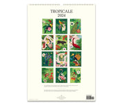 Cavallini & Co. Wall Calendar 2024 - Tropicale Back