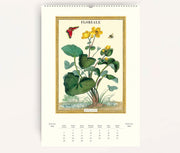 Cavallini & Co. Wall Calendar 2024 - Floreale Inside