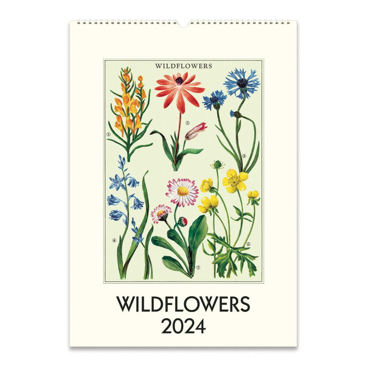 Cavallini & Co. Wall Calendar 2024 - Wildflowers