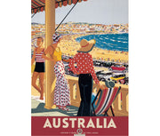 Cavallini & Co. Poster - Australian Travel Poster Vintage Wall Print