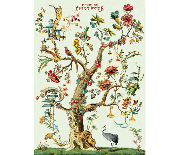 Cavallini & Co. Poster - Fleurs Chino Vintage Wall Print