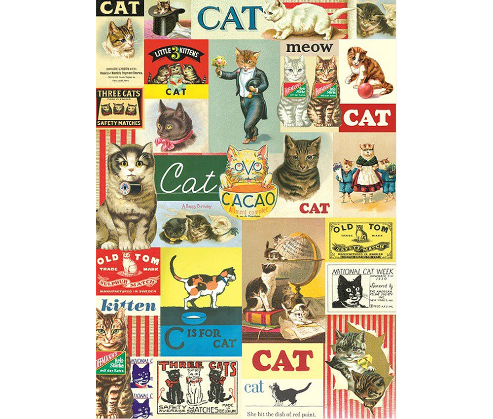 Cavallini & Co. Poster - Vintage Cats Wall Print