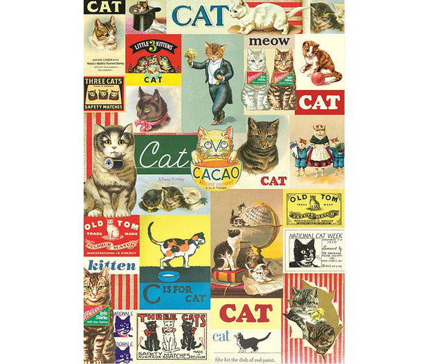 Cavallini & Co. Poster - Vintage Cats Wall Print