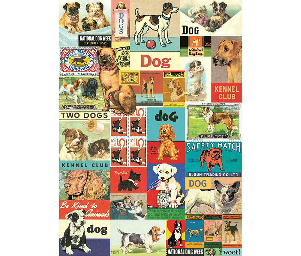 Cavallini & Co. Poster - Vintage Dogs Wall Print