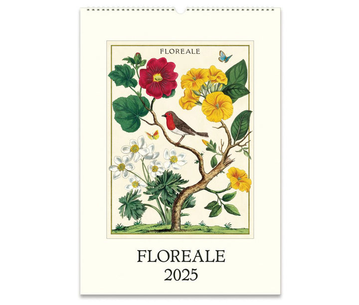 Cavallini & Co. Wall Calendar 2025 - Floreale Front