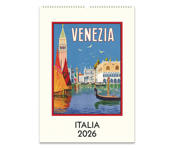 Cavallini & Co. Wall Calendar 2026 - Italia Front