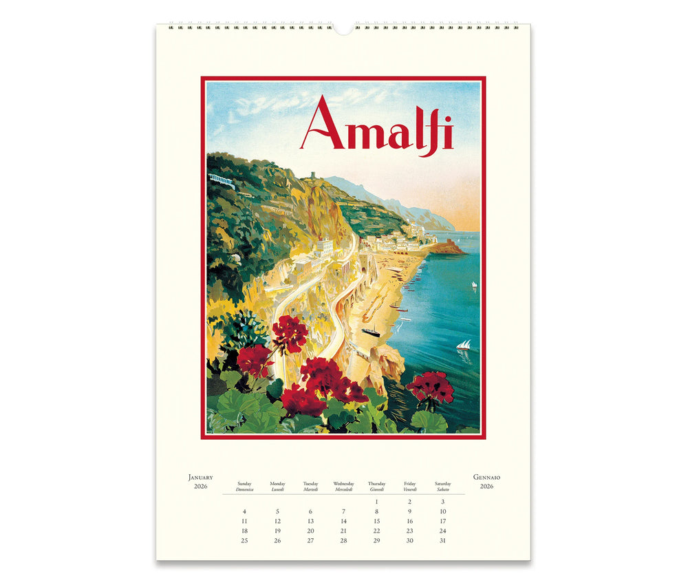 Cavallini & Co. Wall Calendar 2026 - Italia Inside