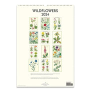 Cavallini & Co. Wall Calendar 2024 - Wildflowers Back