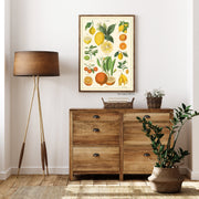 Cavallini & Co. Poster - Citrus Vintage Wall Print Living Room
