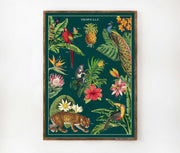 Cavallini & Co. Poster - Tropicale Vintage Wall Print