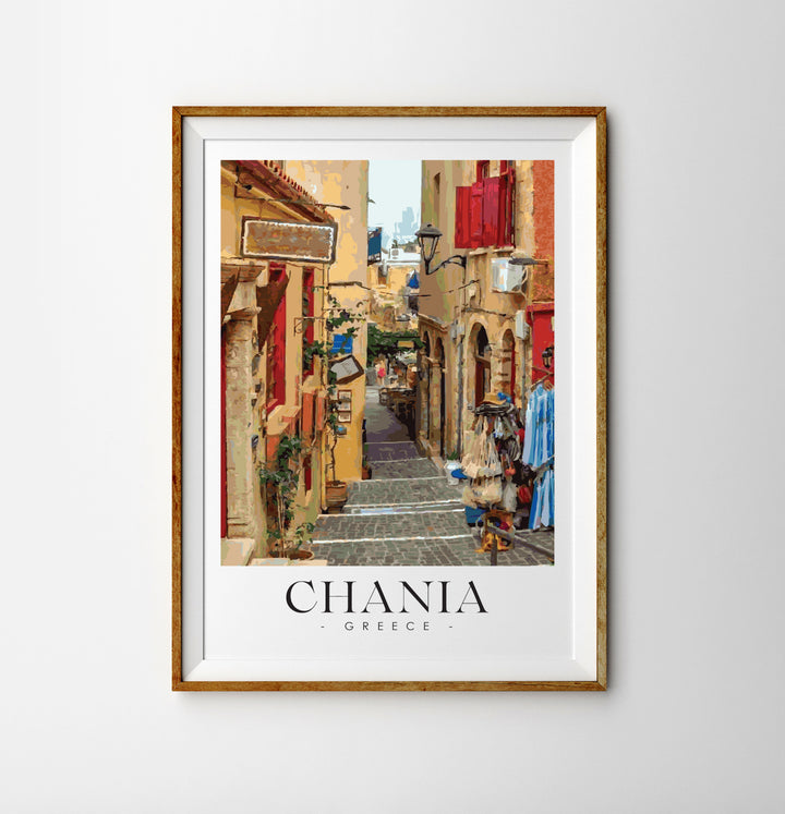 CHANIA 2 Crete - Greece Travel Poster