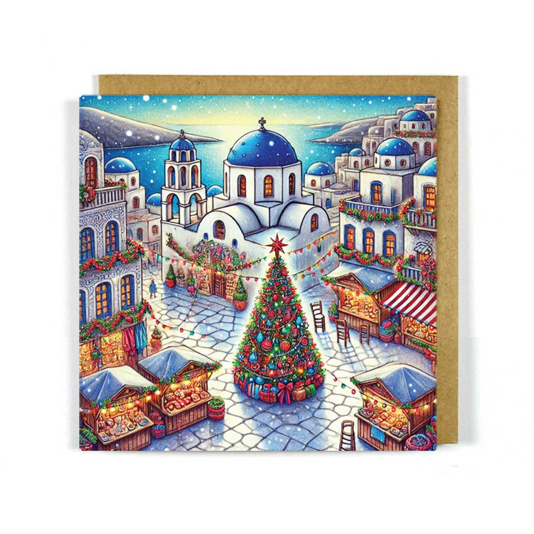 Greek Christmas Scene - Greek Islands