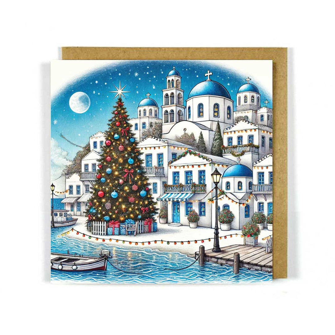 Greek Christmas Scene - Greek Islands 2