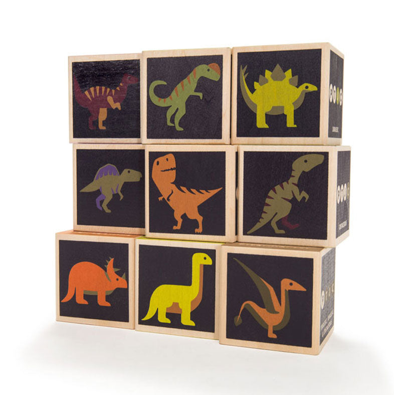 Uncle Goose Dinosaur Wooden Blocks