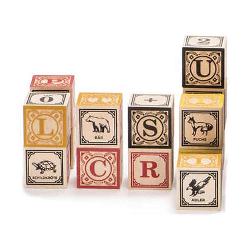 Uncle Goose German Letter Blocks - Box of 28 Letters