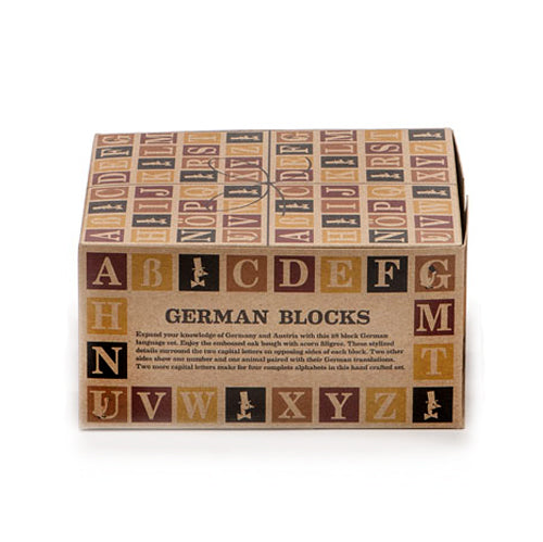 Uncle Goose German Letter Blocks - Box of 28