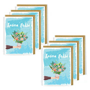 Greek Celebration Card 2 - For Many More Years or Xronia Polla 6 Pack BULK