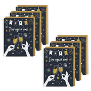 Greek Celebration Card Cheers - To Your Health 6 Pack Bulk