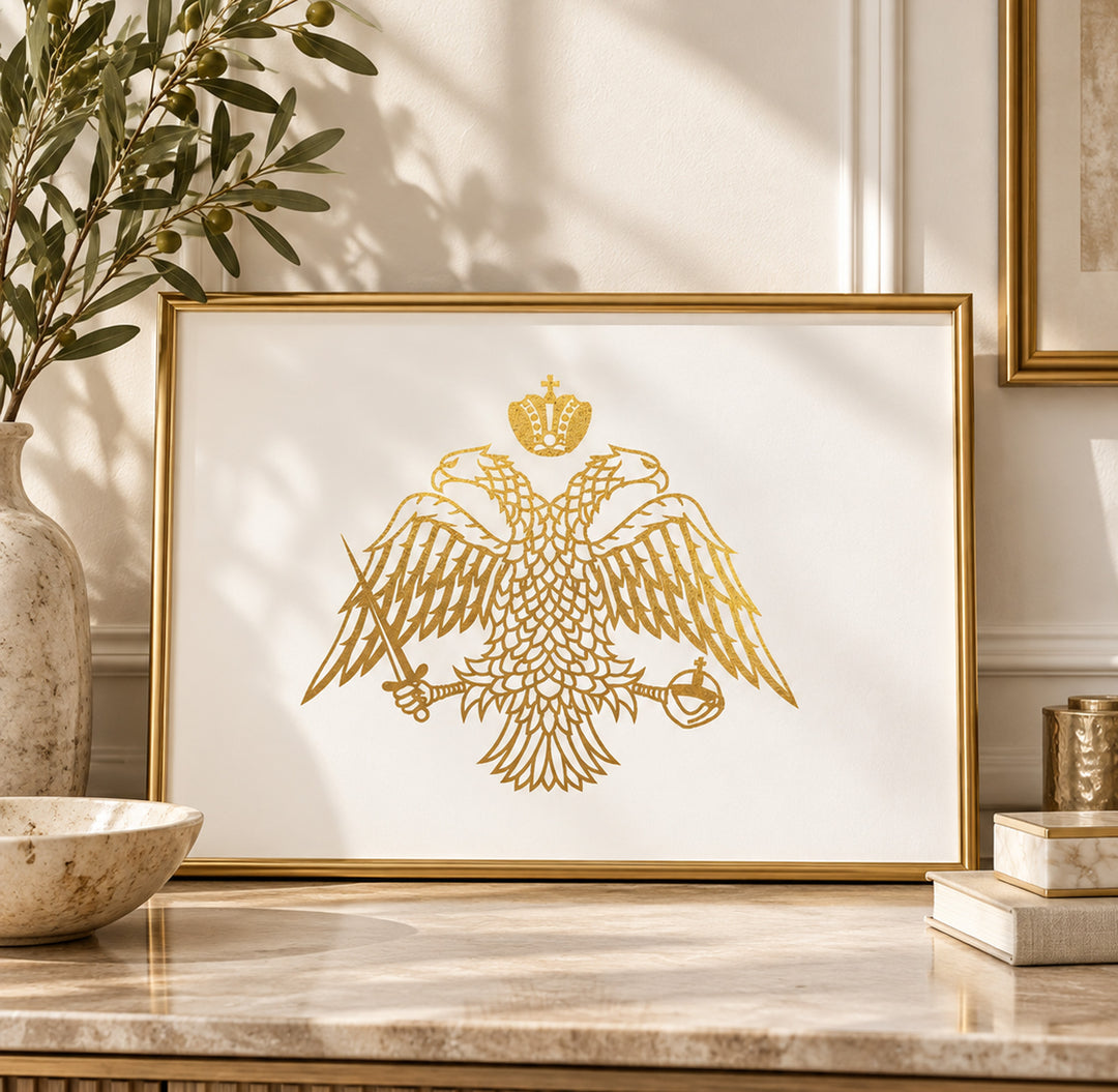 Greek Orthodox Church Flag Eagle