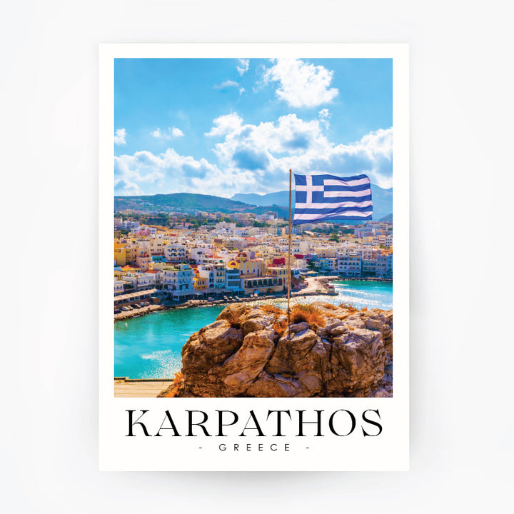 KARPATHOS 2 - Greece Travel Poster
