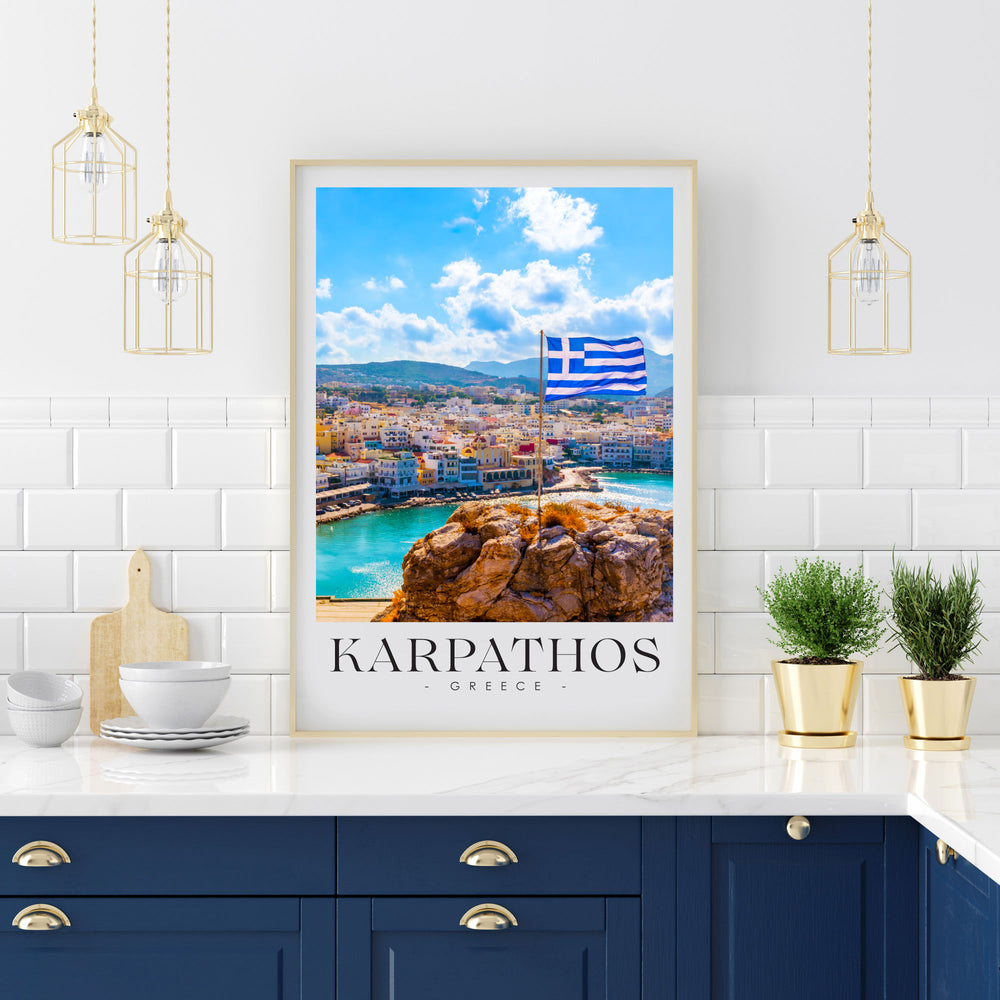KARPATHOS 2 - Greece Travel Poster