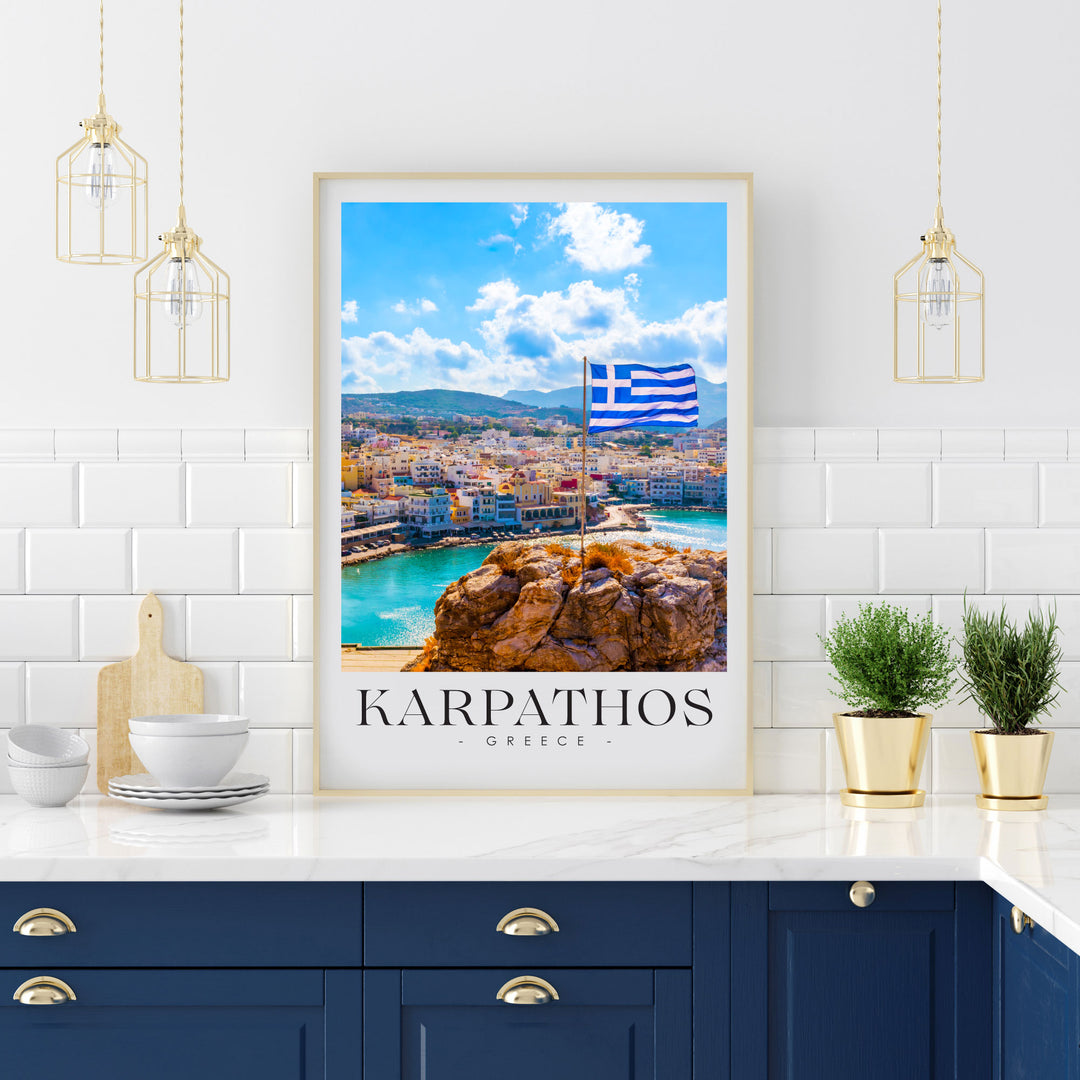 KARPATHOS 2 - Greece Travel Poster