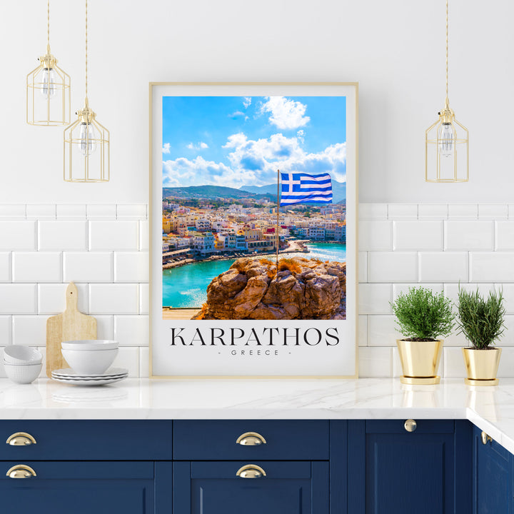 KARPATHOS 2 - Greece Travel Poster