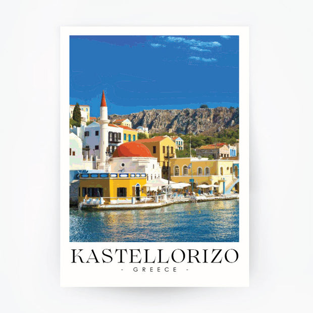 KASTELLORIZO 2 Dodecanese - Greece Travel Poster