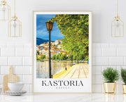 KASTORIA Macendonia - Greece Travel Poster Lifestyle