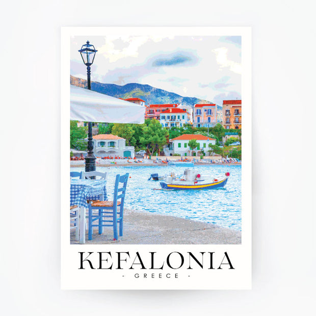 KEFALONIA - Greece Travel Poster