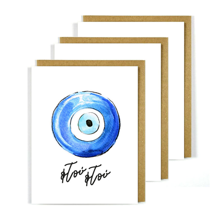 Greek Greeting Card Mati 3 Pack