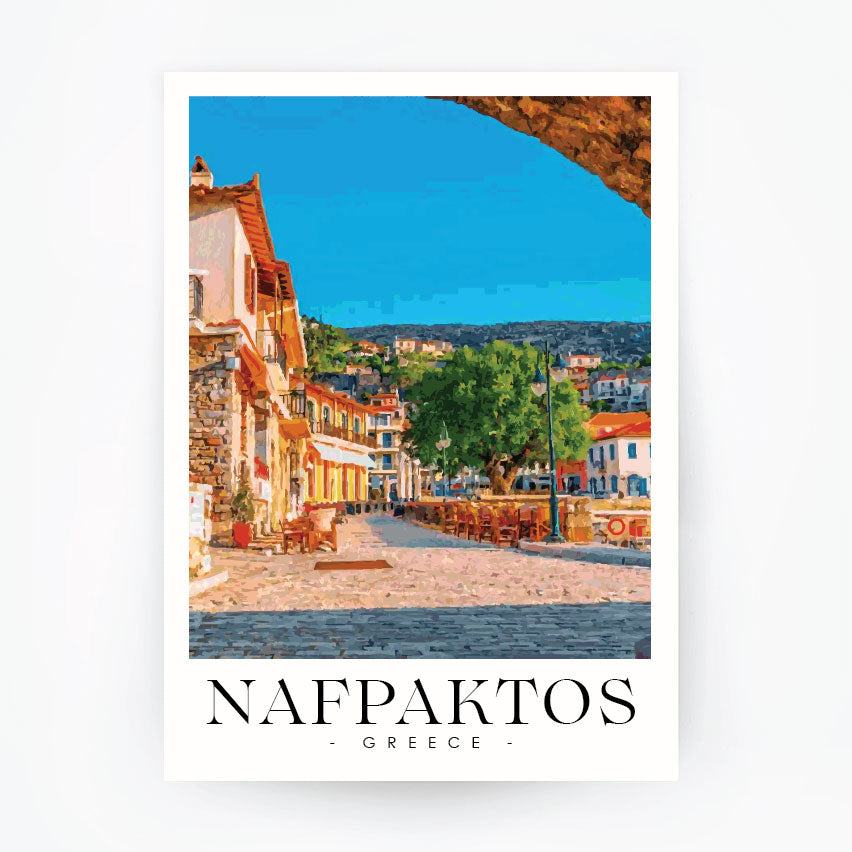 NAFPAKTOS - Greece Travel Poster