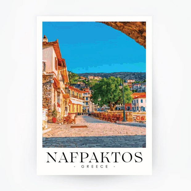 NAFPAKTOS - Greece Travel Poster