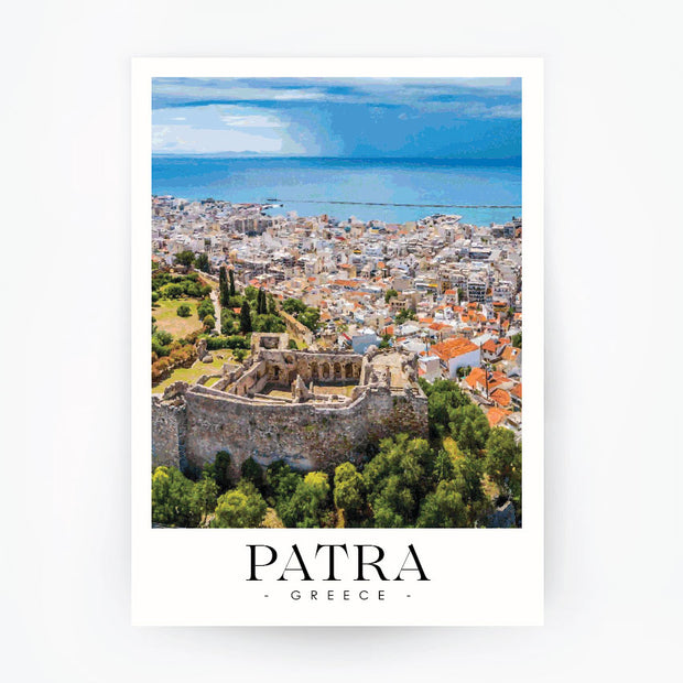 PATRA West Greece - Greek Travel Poster