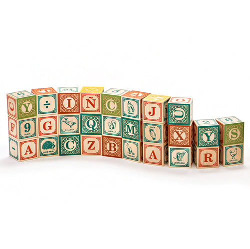 Uncle Goose Spanish Letter Blocks - Box of 28 Samples