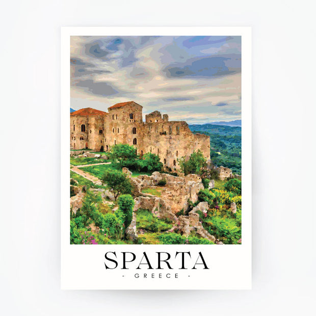SPARTA 2 - Greece Travel Poster