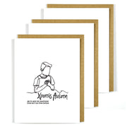 Greek Easter Card Child Prayer - Xristos Anesti 3 Pack