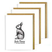 Greek Easter Card Bunny 3 Pack