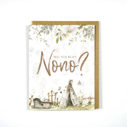 Greek Greeting Card Will You Be My Nono?