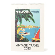 Cavallini & Co. Wall Calendar 2023 - Vintage Travel