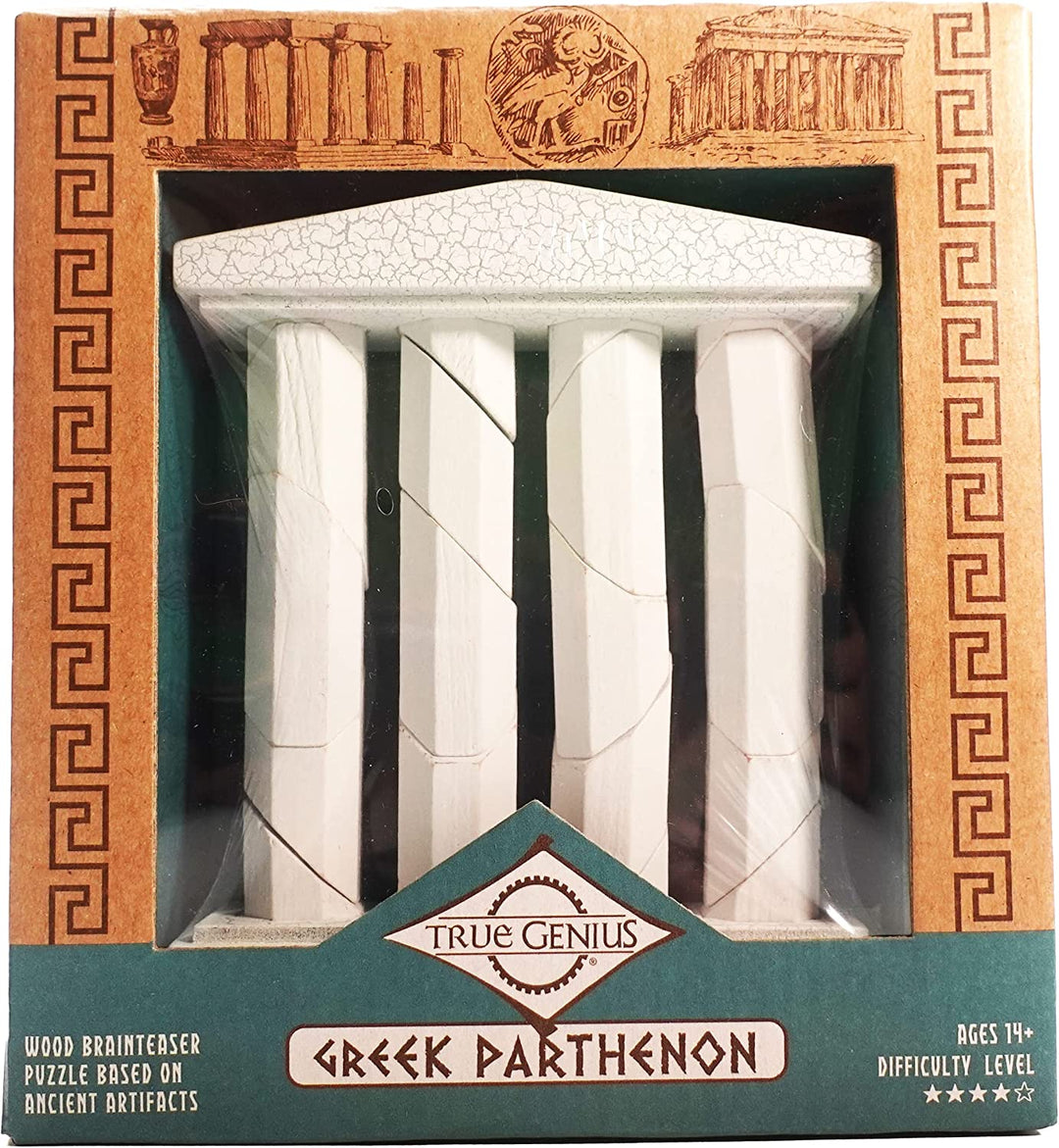 True Genius Greek Parthenon Brainteaser Puzzle