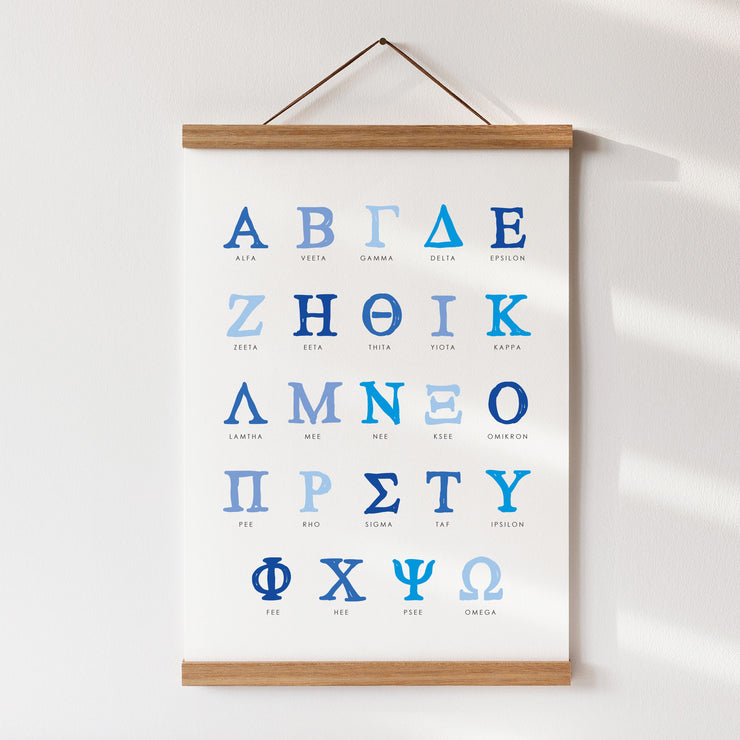 Greek Letterforms Greek ABC Poster | High Quality Prints – The Artisan Gift Co.