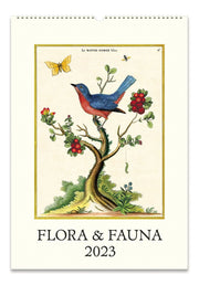 Cavallini & Co. Wall Calendar 2023 - Flora & Fauna