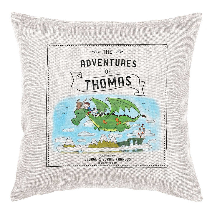 Storybook Cushion Personalised - Dragon