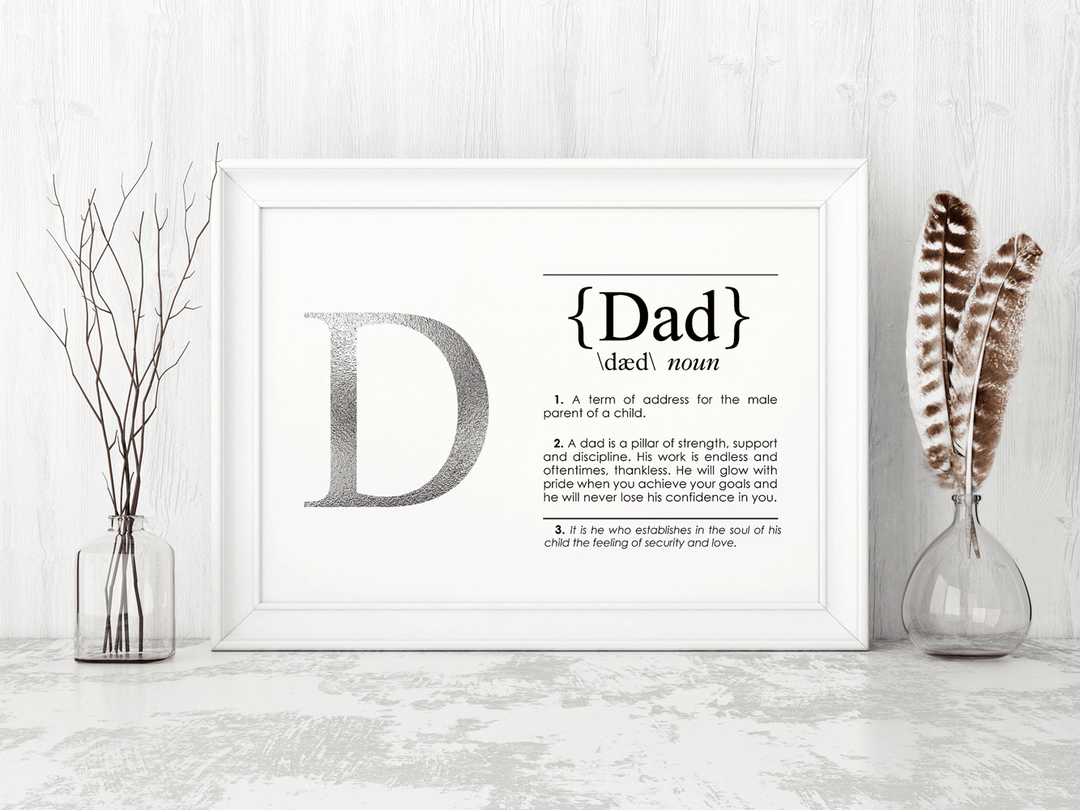 DAD Definition Art Print Lifestyle