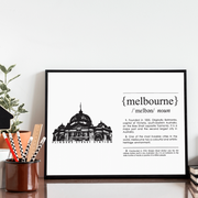 Melbourne Landmark Art Print - Flinder's Street Station
